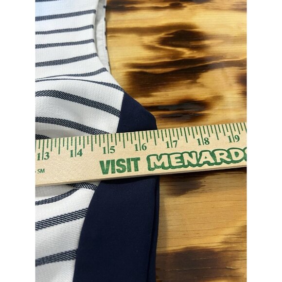 Lauren Ralph‎ Lauren Women Stripe Dress Formal Party Cocktail Size 10 Wedding - Picture 4 of 11